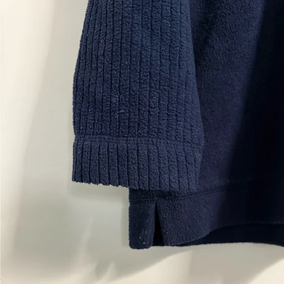 Arizona Jean Co Navy V Neck Sweater M Ribbed Knit Unisex - Picture 5 of 14